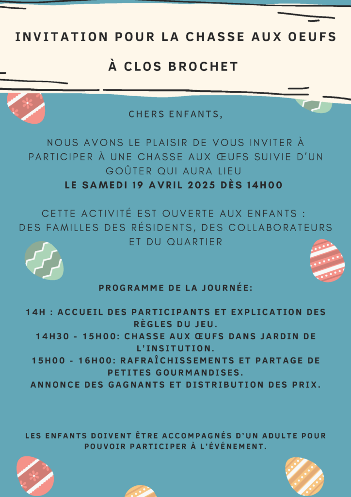 Chasse aux oeufs 2025